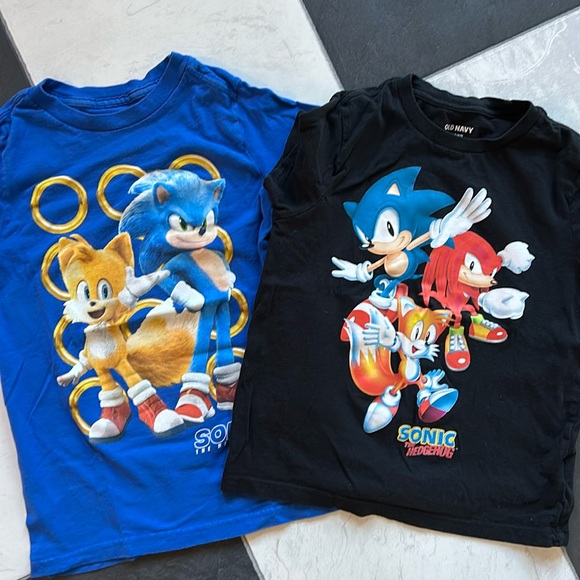 Sonic T Shirt Bundle Sonic The Hedgehog 3-Pack T-Shirts Voor
